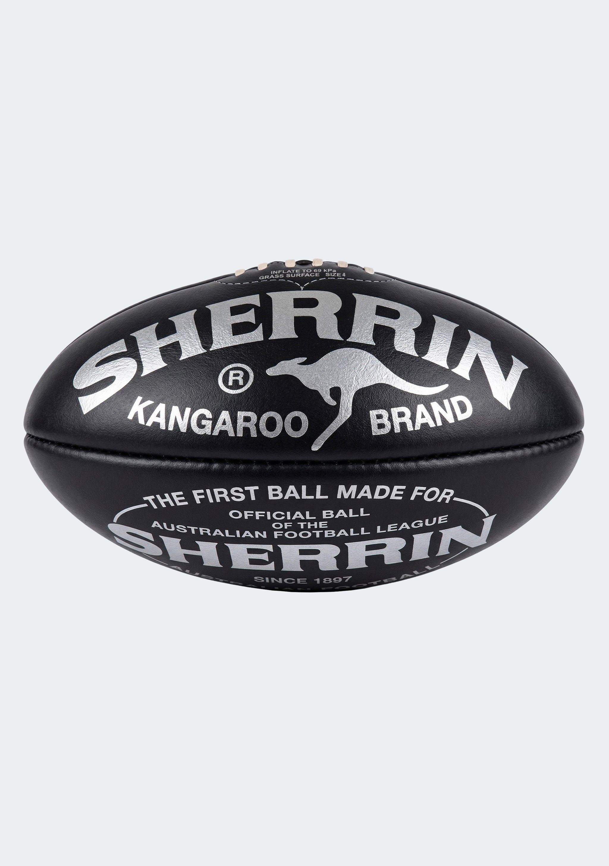 Sherrin KB Black/Silver AFL Football