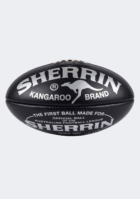 Sherrin KB Black/Silver AFL Football