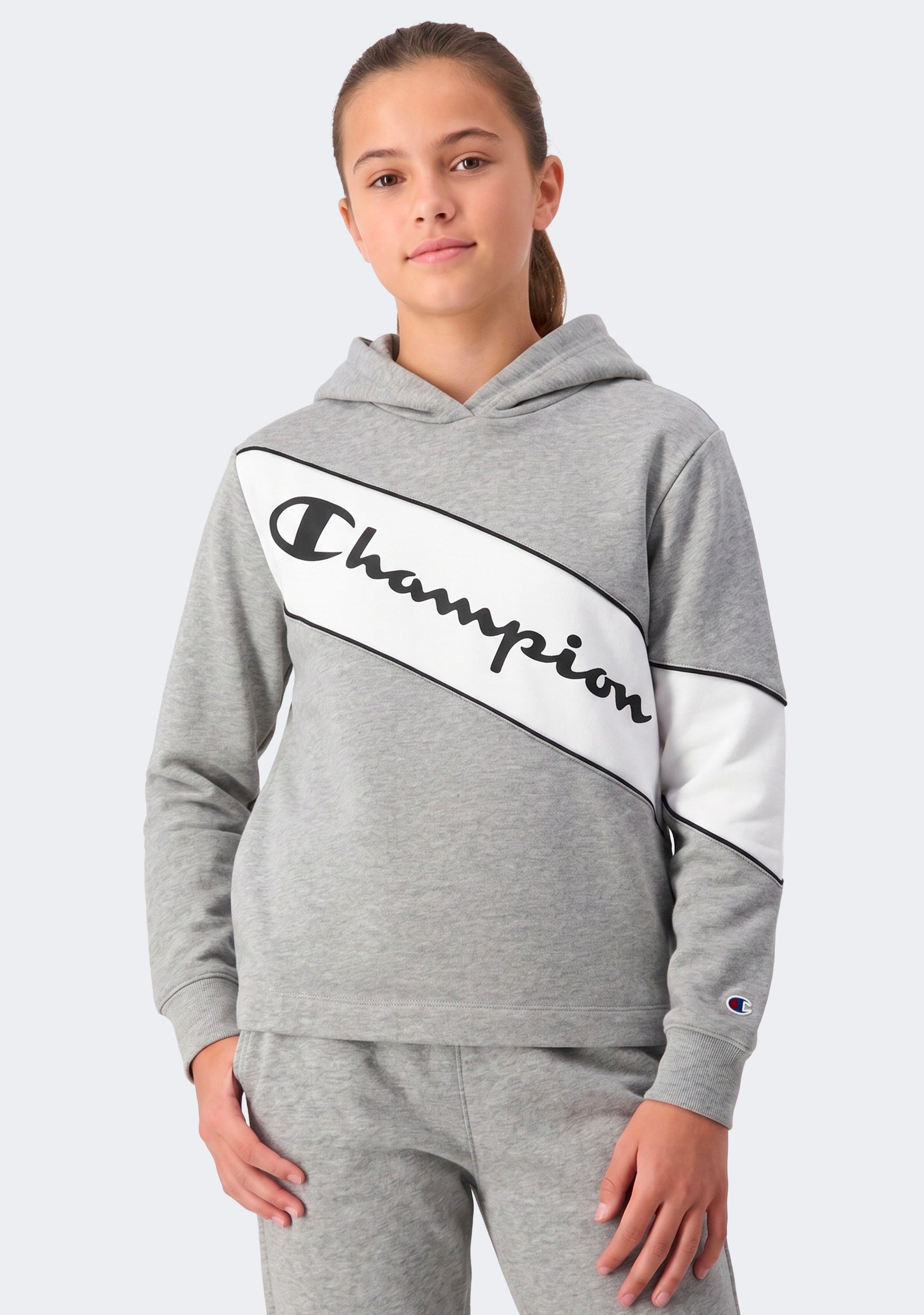 Champion Girls' EU Neo Sporty Hoodie