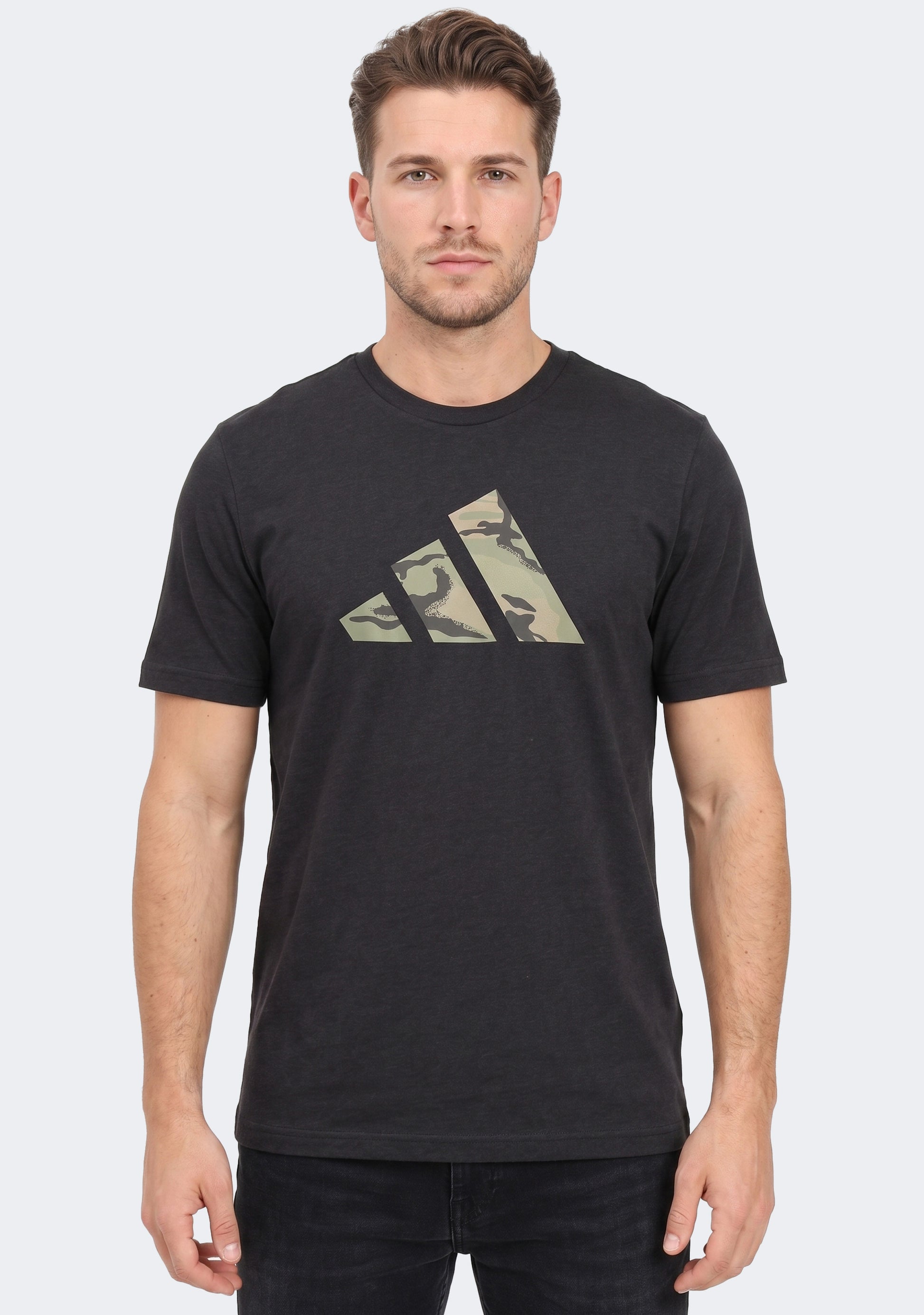 Adidas Men's Camo Logo Graphic Tee