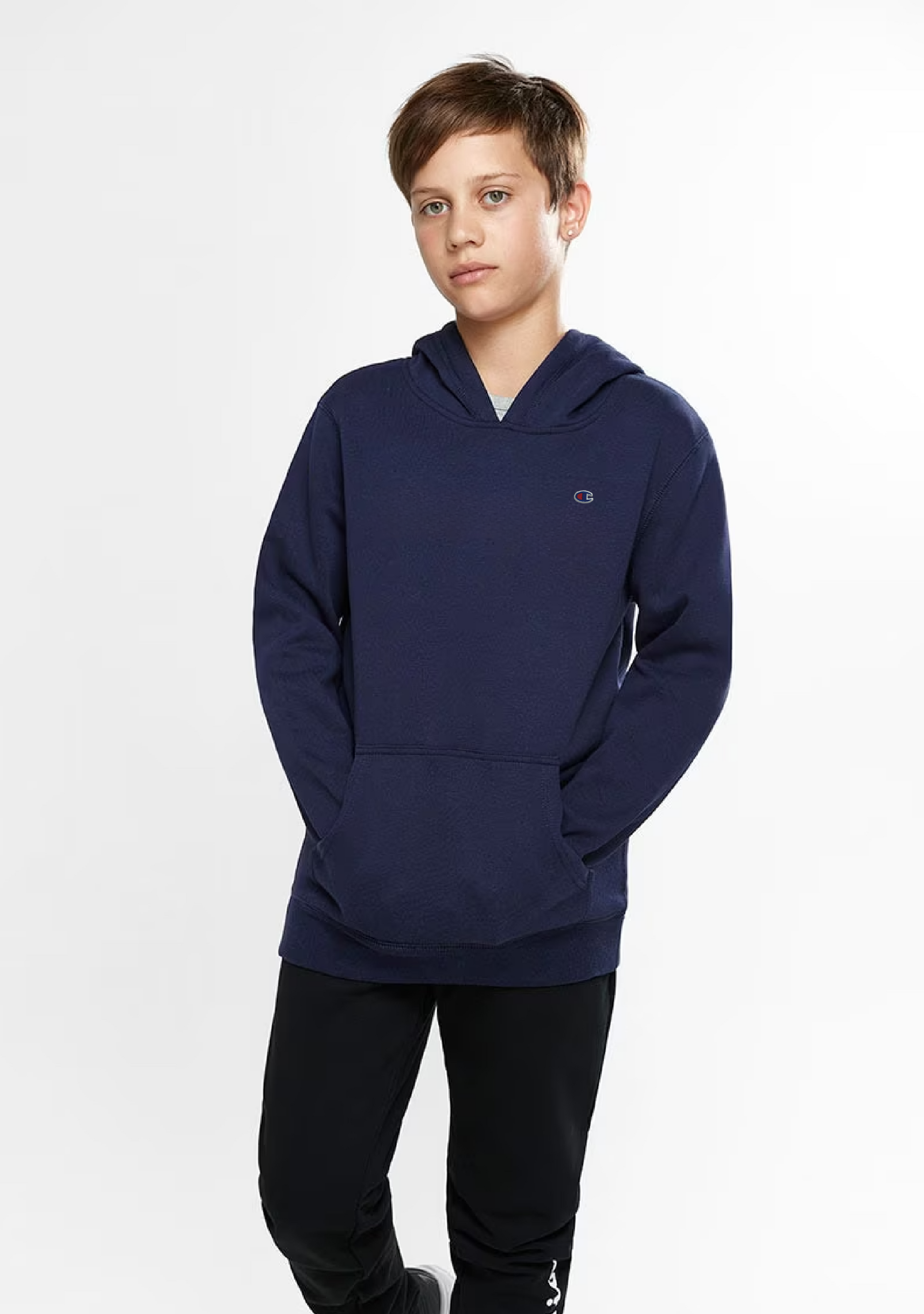 Champion Kids French Terry C Logo Hoodie