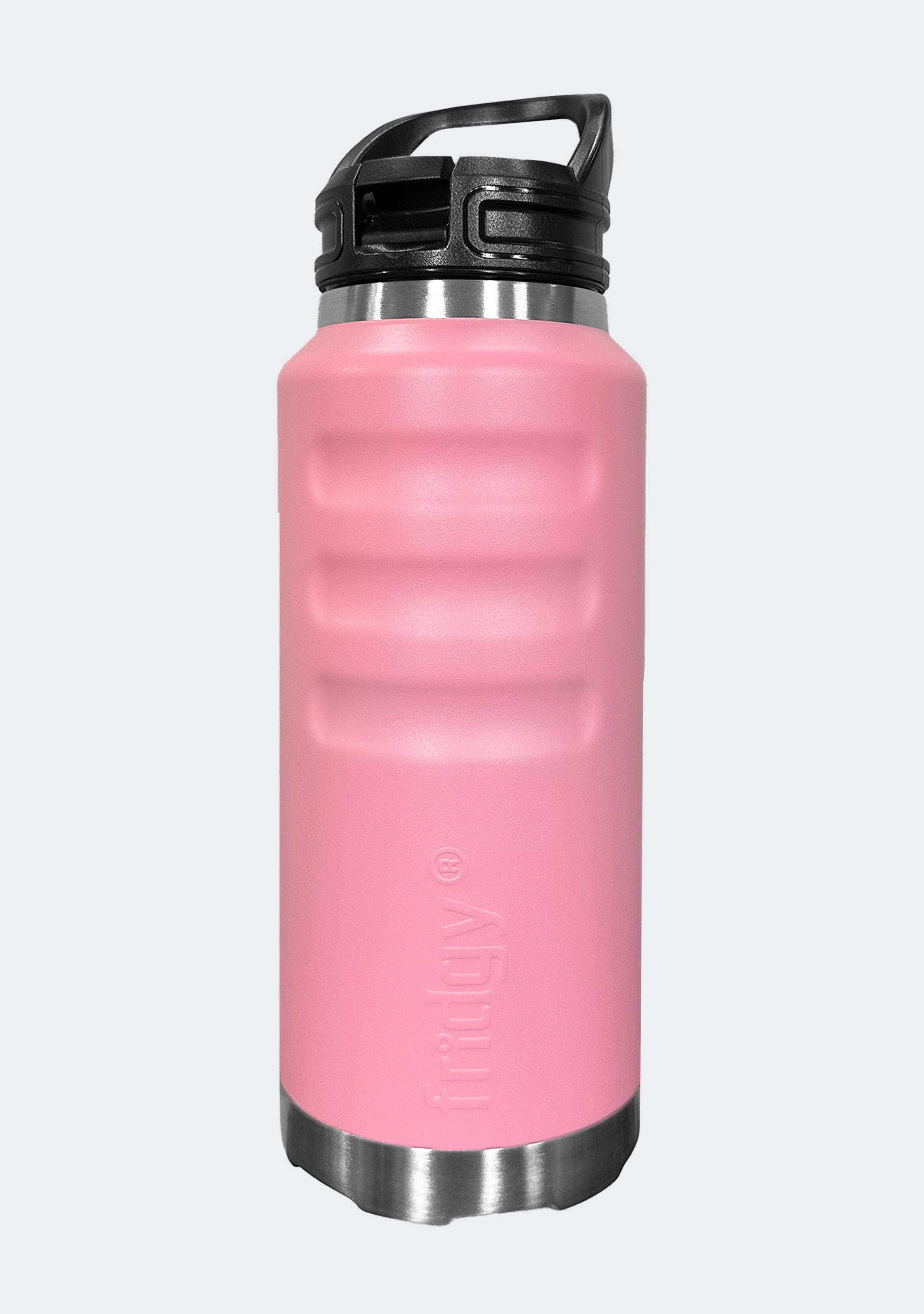Fridgy 1080mL Grip Range Sippy Lid Water Bottle Light Pink