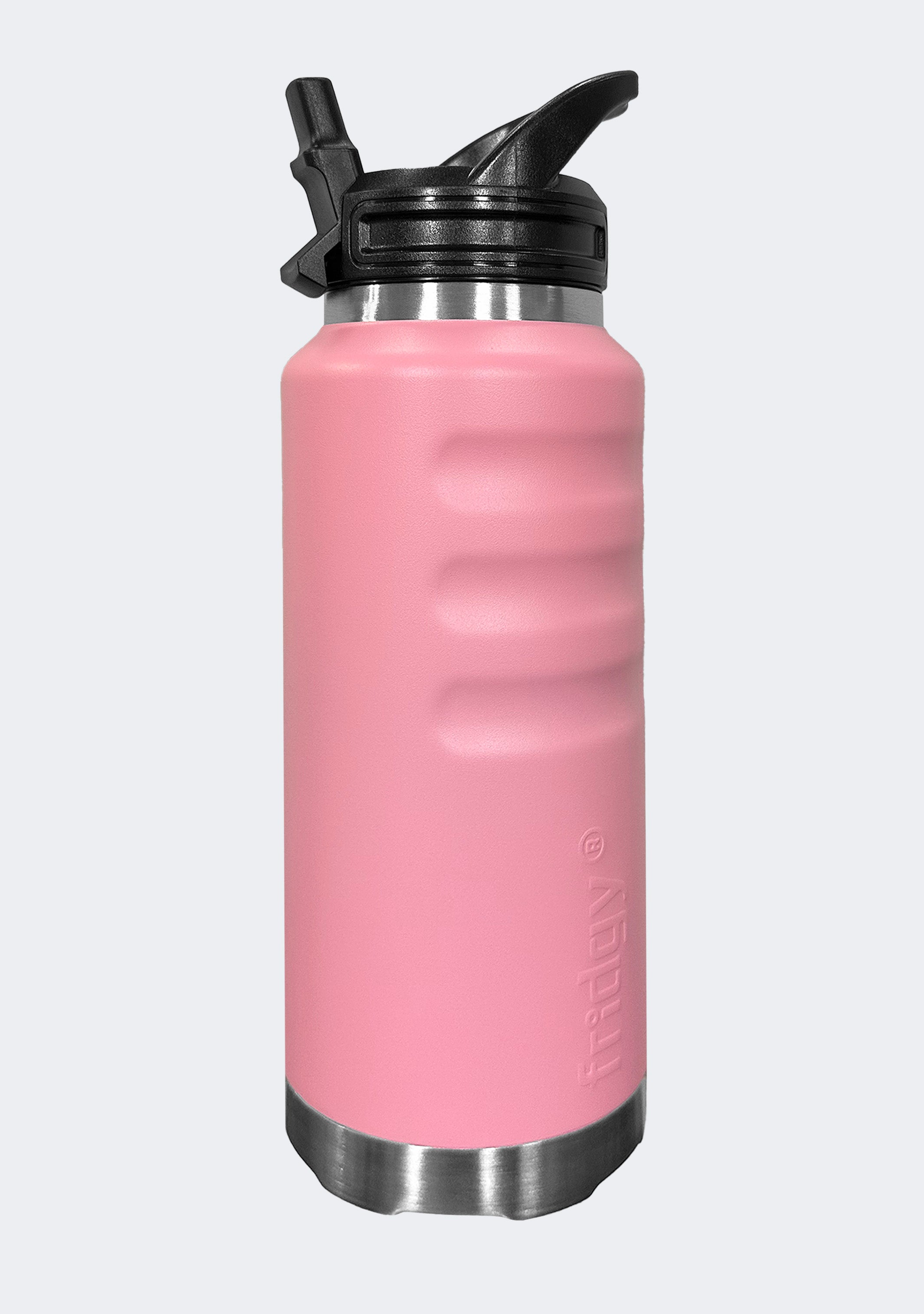 Fridgy 1080mL Grip Range Sippy Lid Water Bottle Light Pink