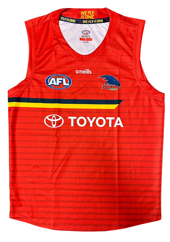 O'Neills Adelaide Crows 2021 Men's Training Guernsey Red