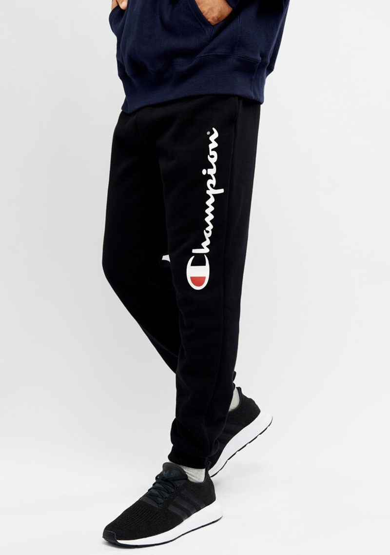 Champion Script Cuff Pants Mens <br> A1882H BLK