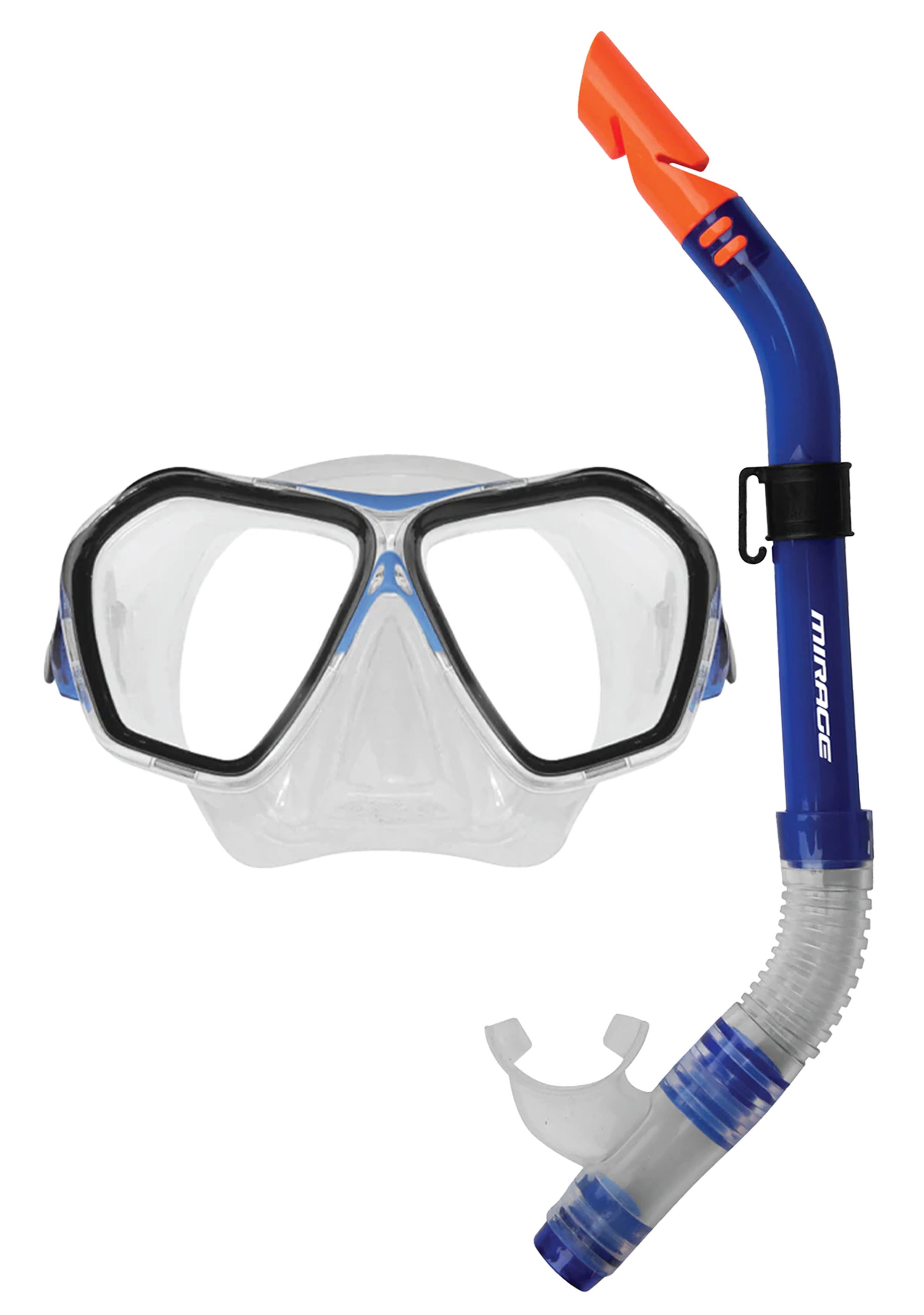 Mirage Adult Silicone Fiji Mask & Snorkel Set SET16 Jim Kidd Sports
