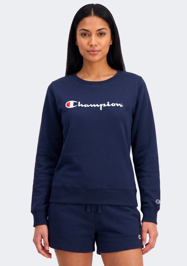 Champion Women’s Script Crew Navy