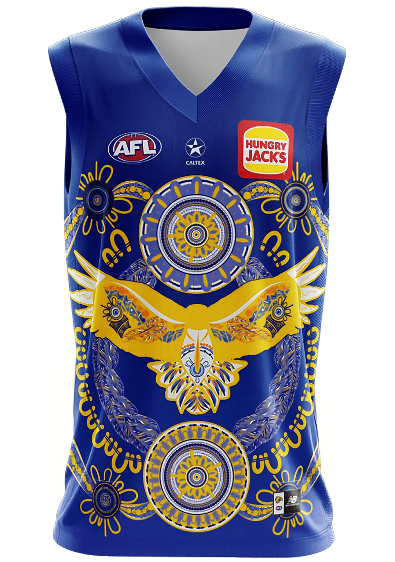 New Balance Adult West Coast Eagles Adult Indigenous Guernsey <br> WC54538