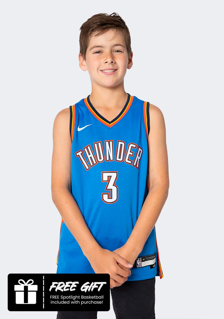 Nike Kids' Josh Giddey Oklahoma City Thunder NBA Youth Swingman Jersey