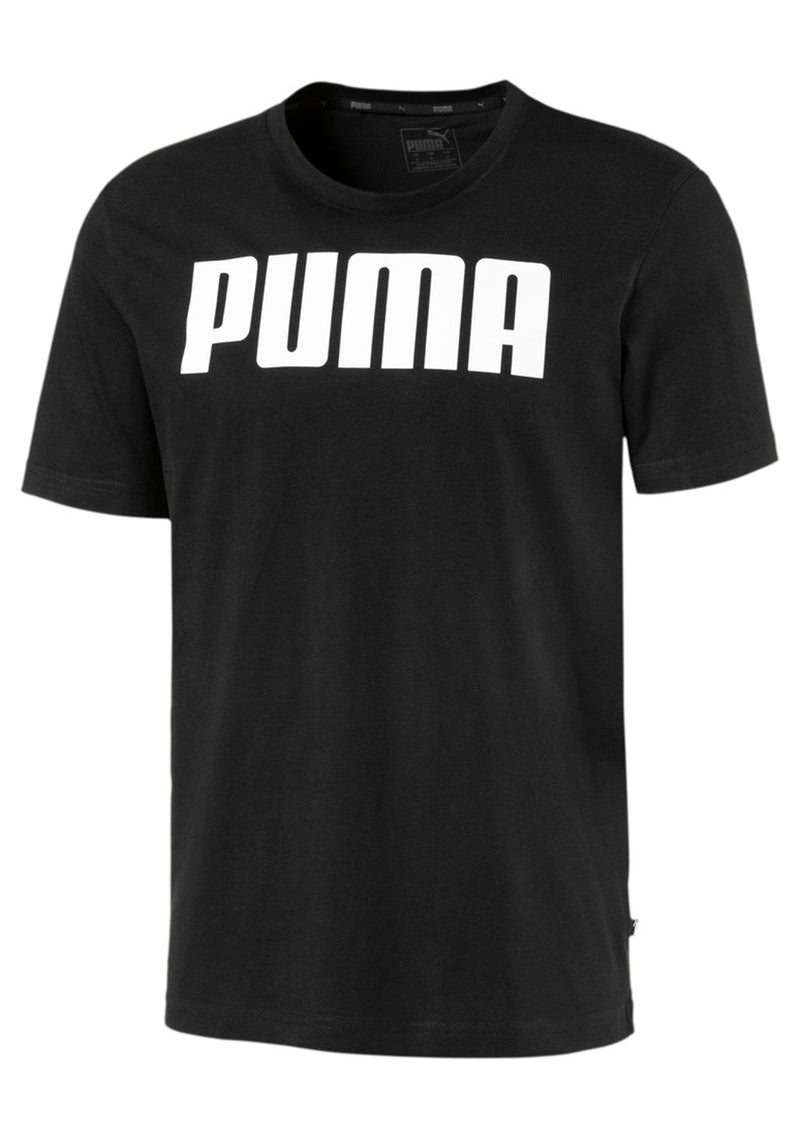 Puma Mens Essential Logo Tee Black <br> 854742 01
