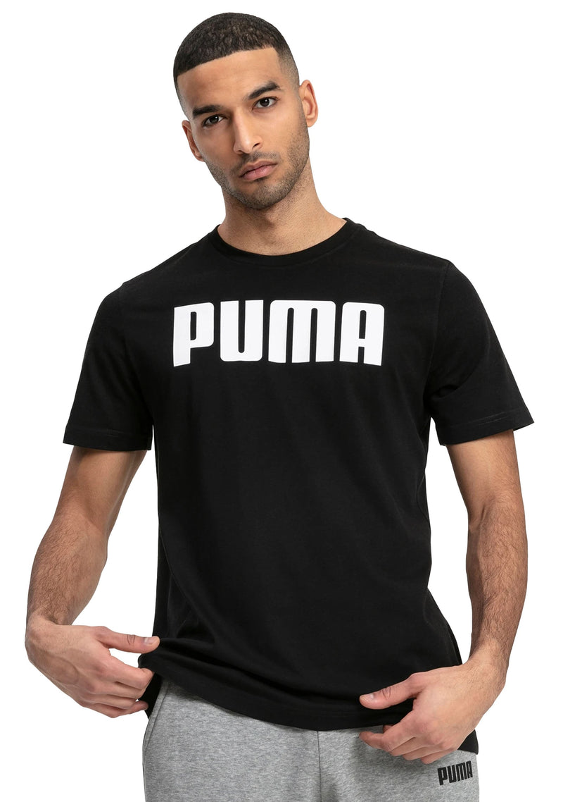 Puma Mens Essential Logo Tee Black <br> 854742 01