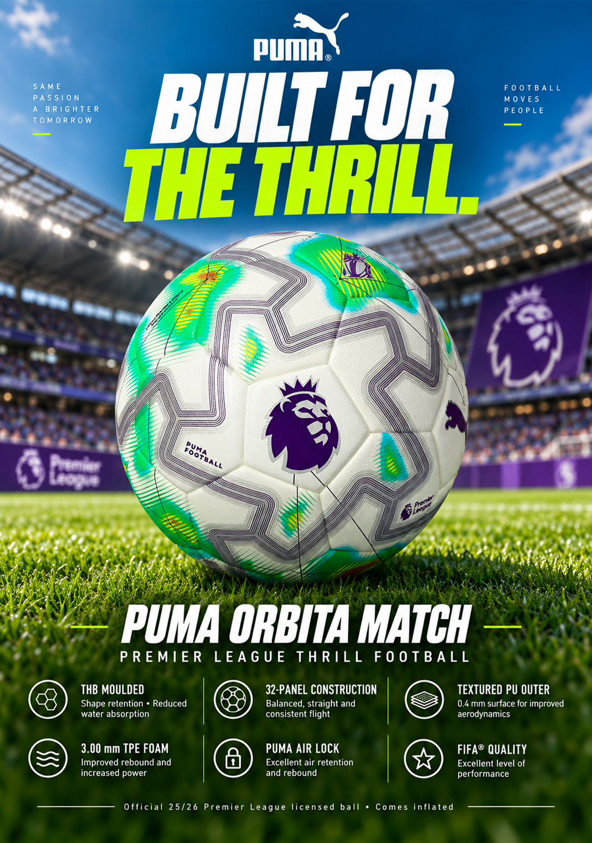 Puma Orbita Match Premier League Thrill Football
