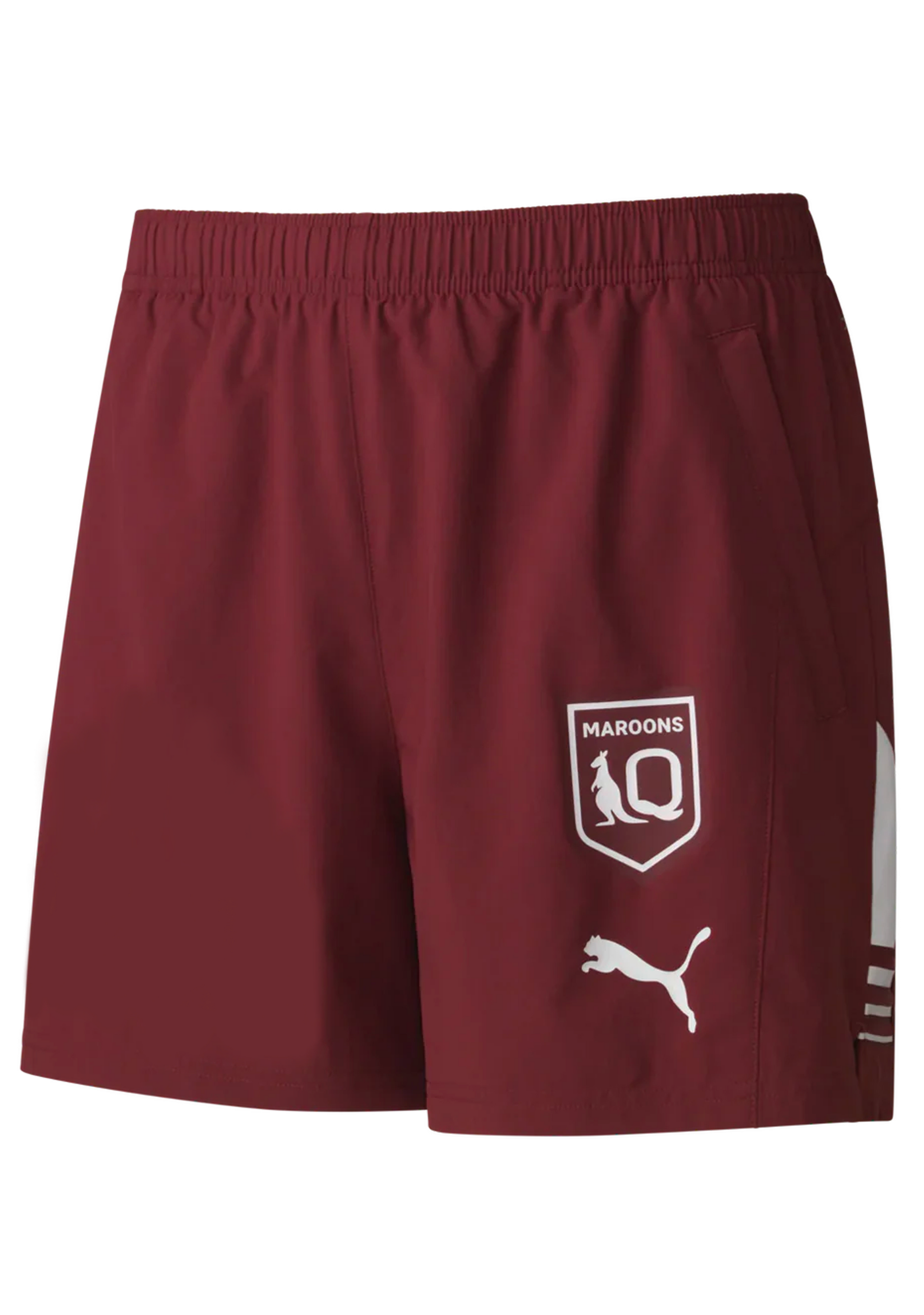 Puma Youth 2024 Queensland Maroons State of Origin Shorts 776262 01