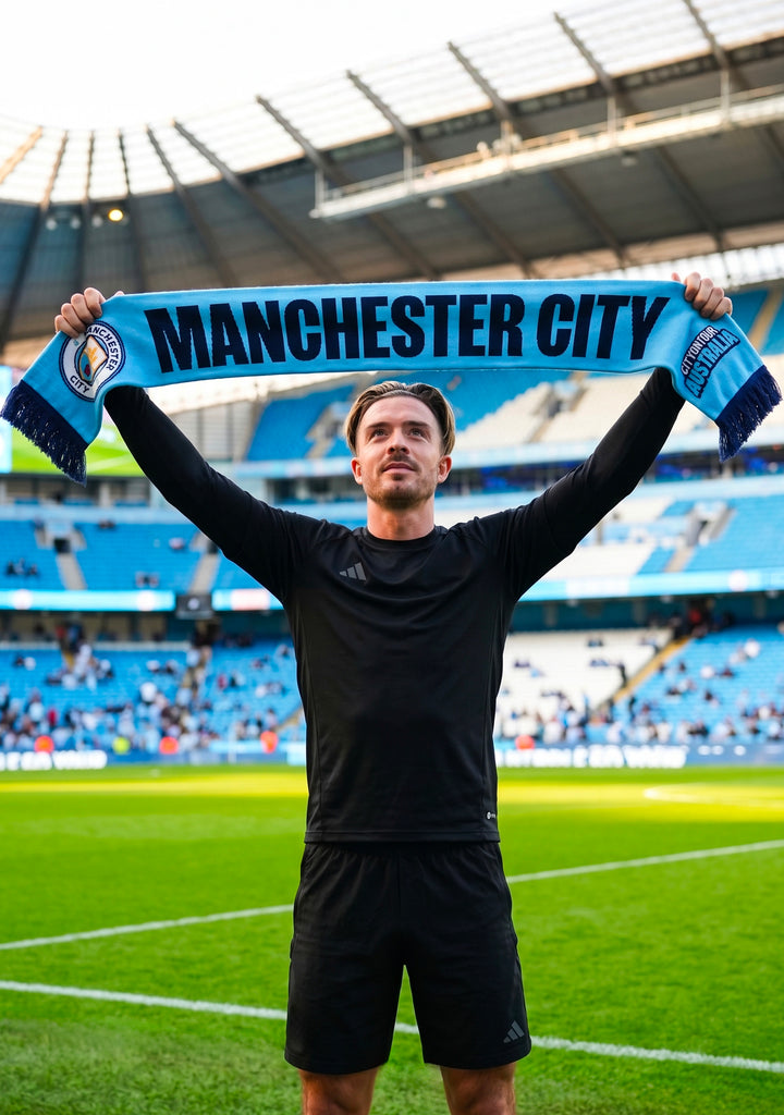Manchester City On Tour Australia Supporter Scarf