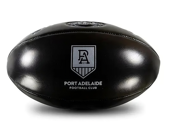 Sherrin Super Soft Touch Port Adelaide Black/Silver AFL