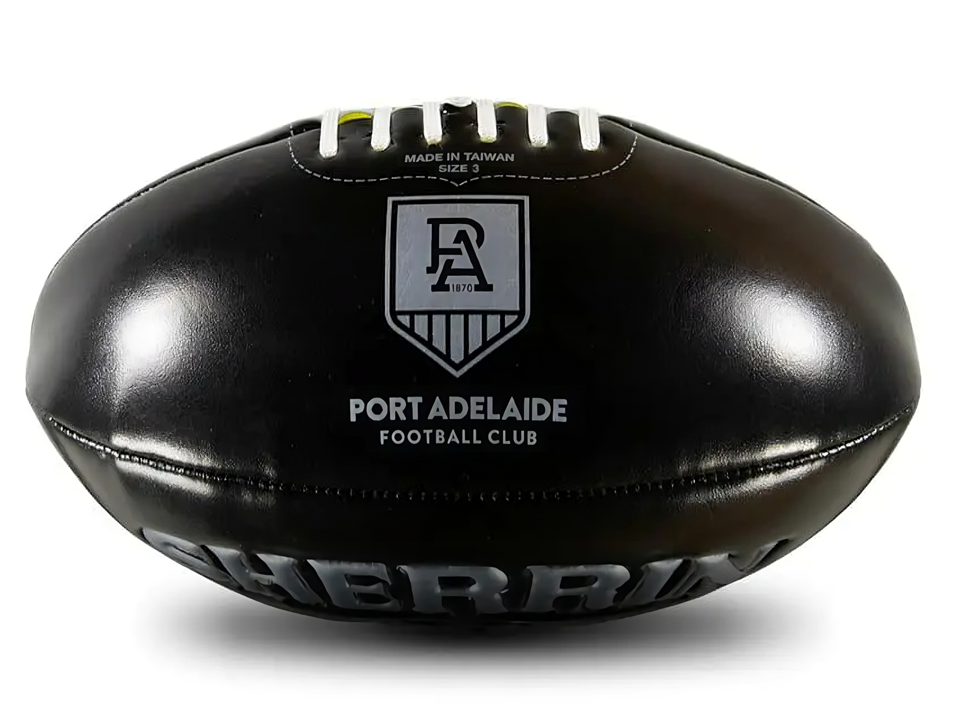 Sherrin Super Soft Touch Port Adelaide Black/Silver AFL