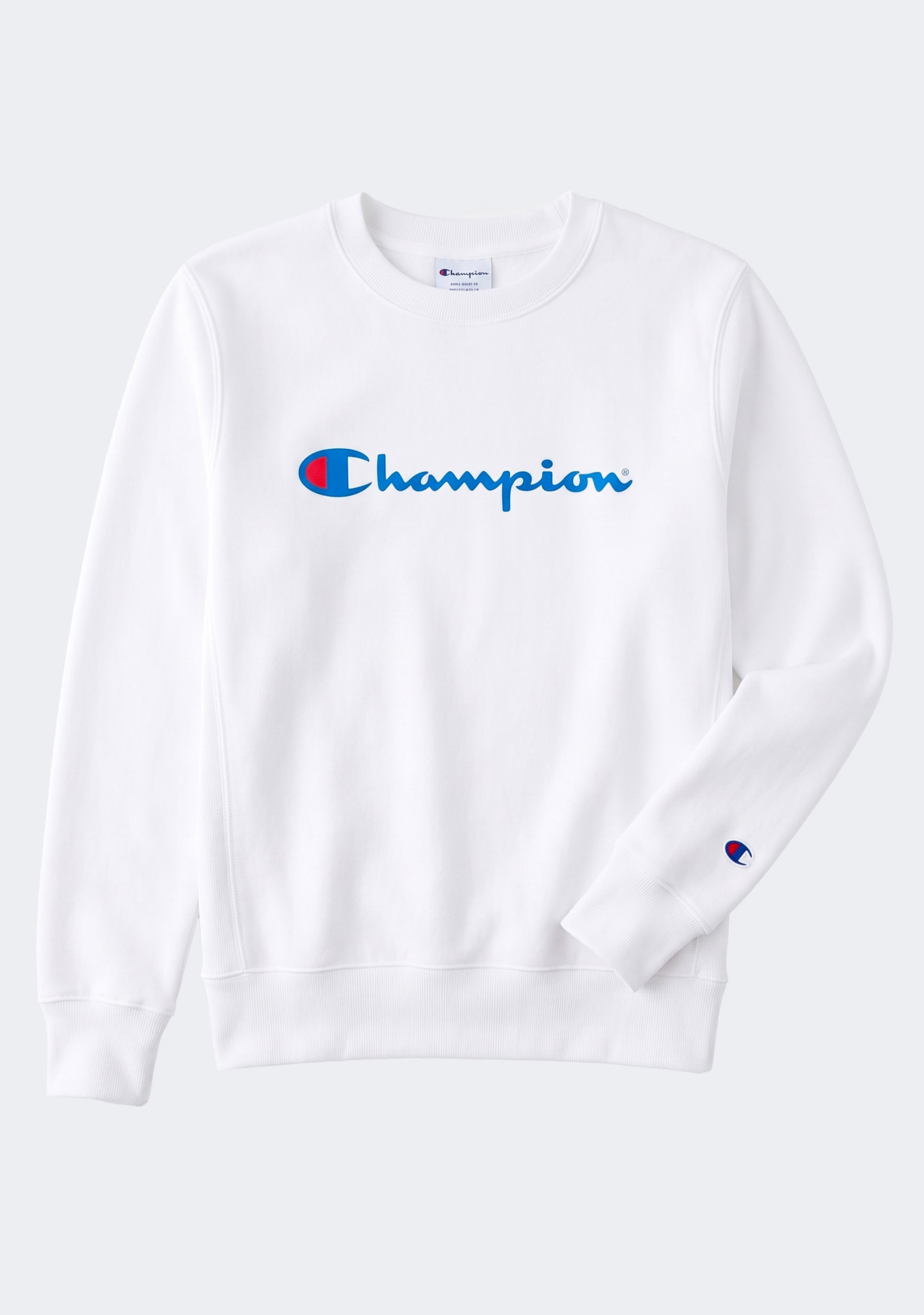Champion Women’s Script Crew White