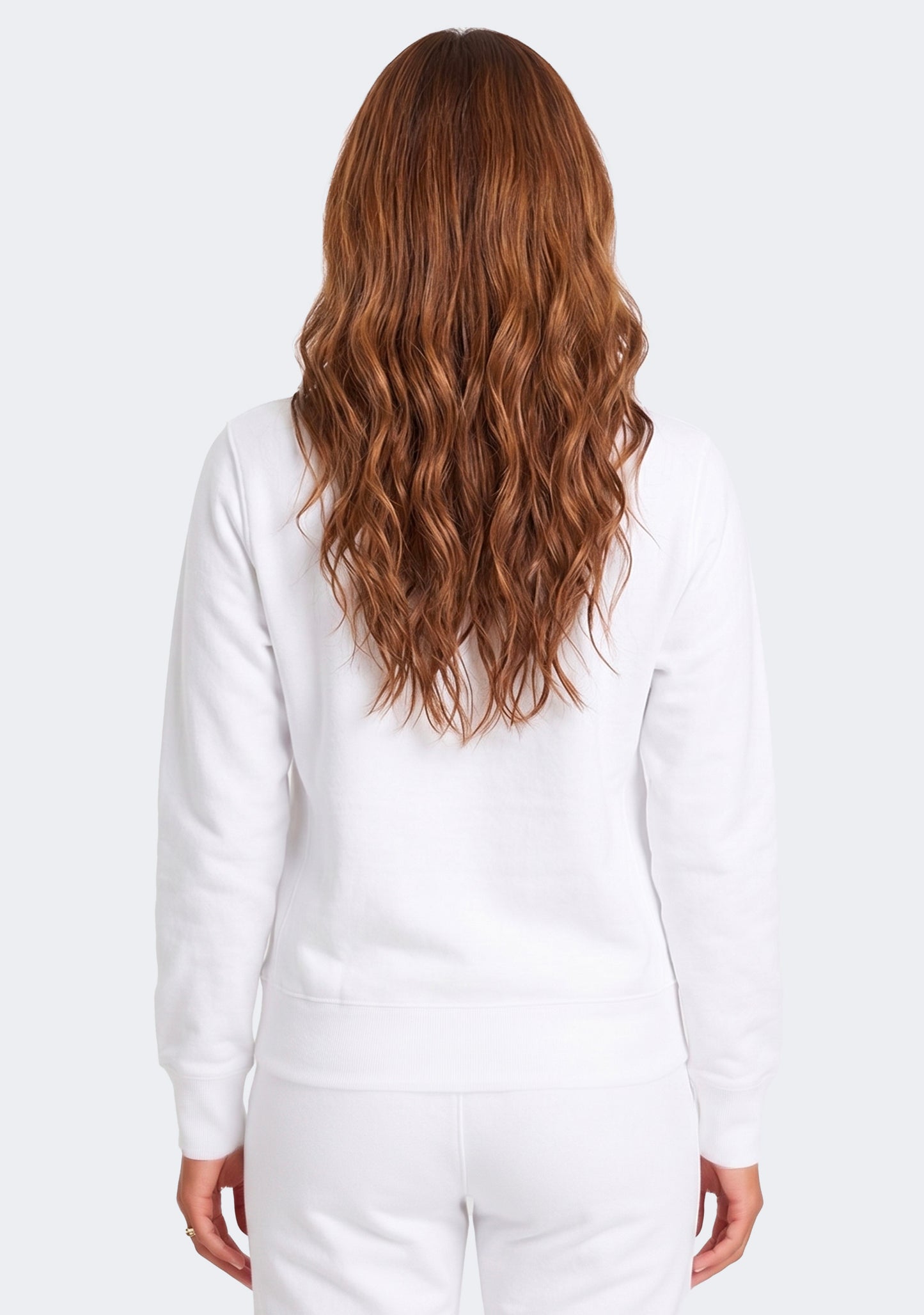 Champion Women’s Script Crew White