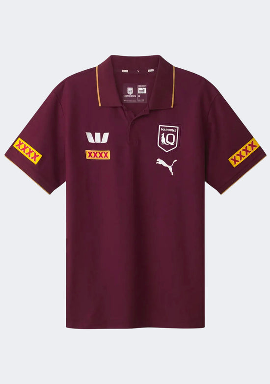 Puma Men's QLD Maroons 2026 Team Polo