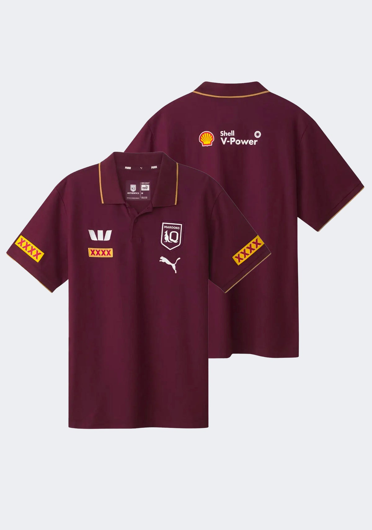 Puma Men's QLD Maroons 2026 Team Polo