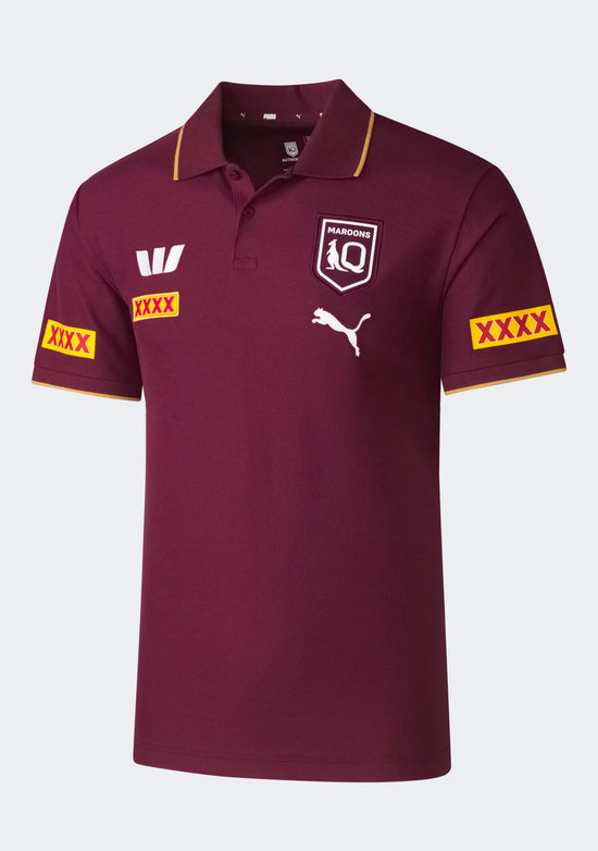 Puma Men's QLD Maroons 2026 Team Polo