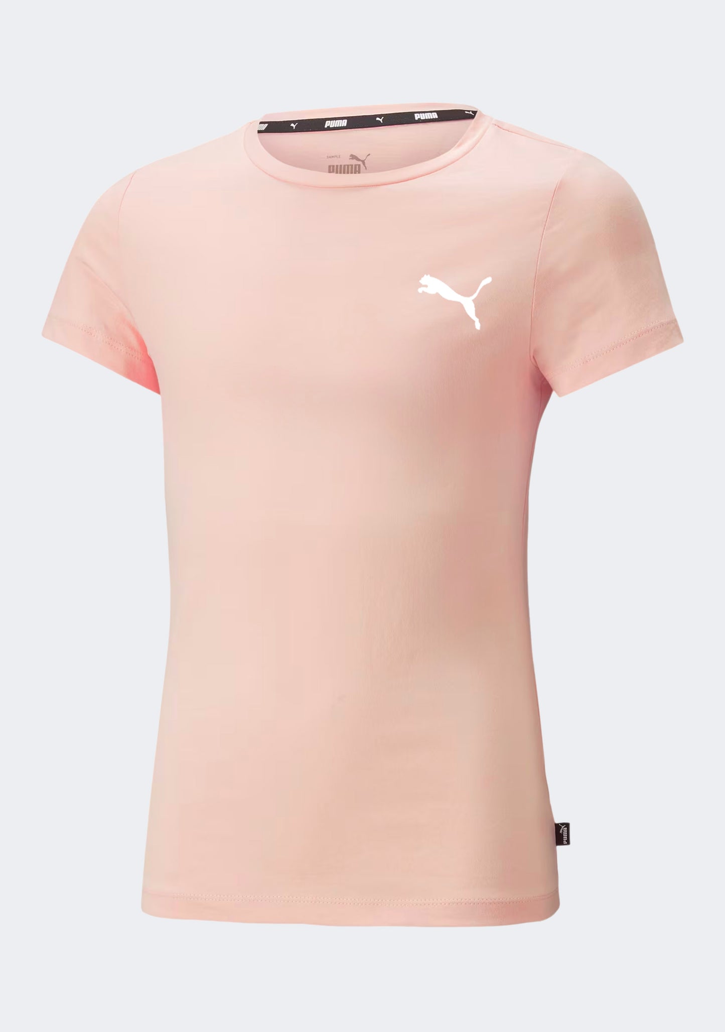Puma Girls' Small Logo Tee Rose Dust