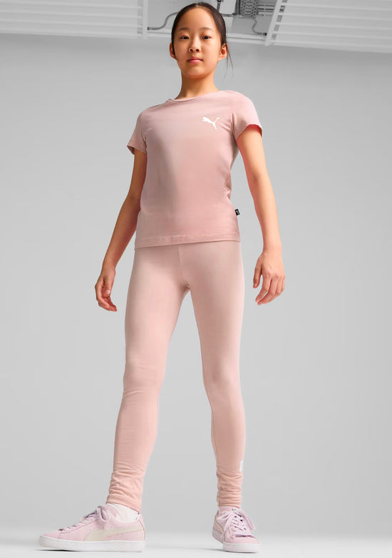 Puma Girls' Small Logo Tee Rose Dust