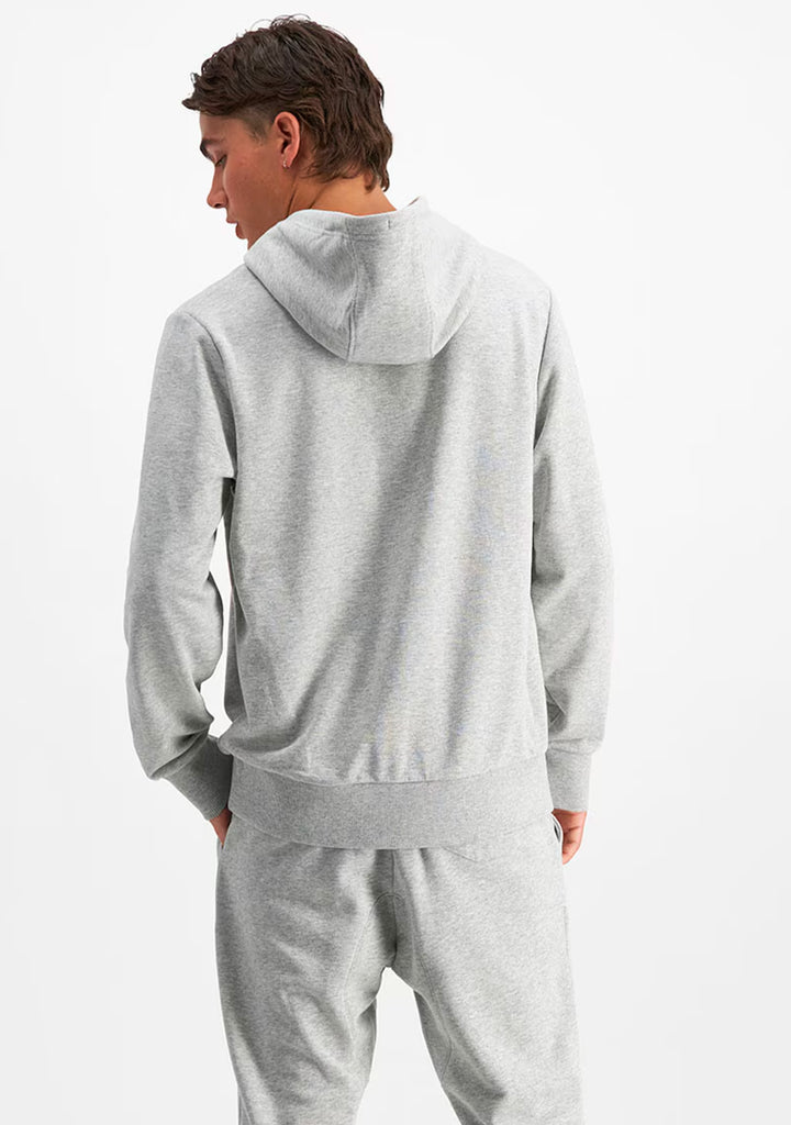 Champion Men’s Lightweight French Terry C Logo Hoodie Oxford Heather