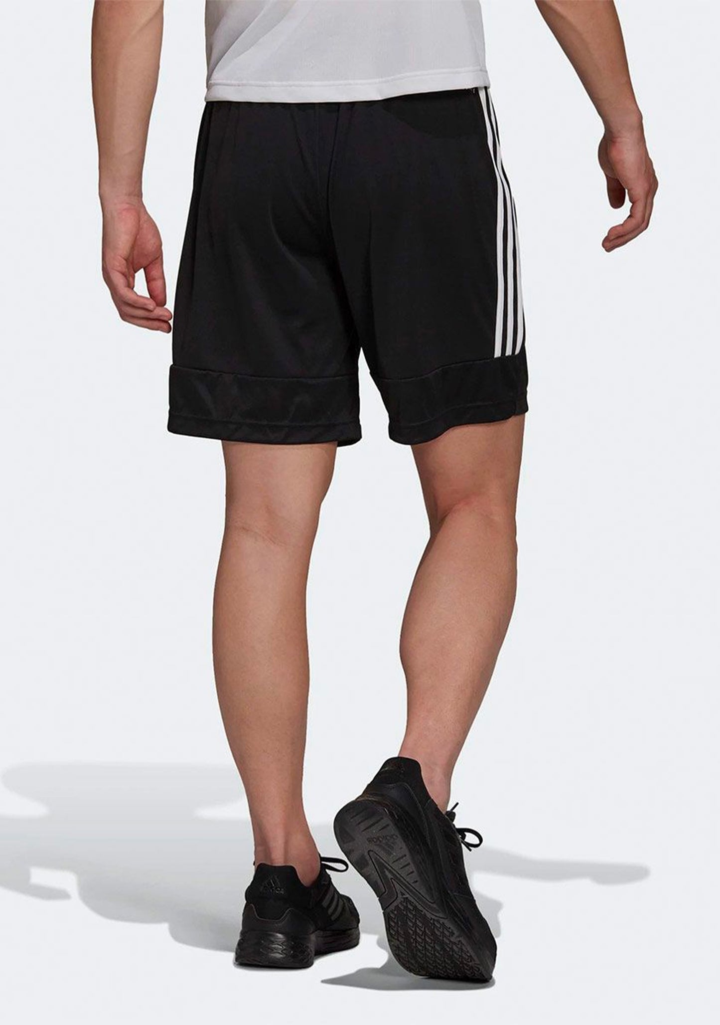 Adidas Men’s Aeroready Sereno Cut 3-Stripes Shorts Black