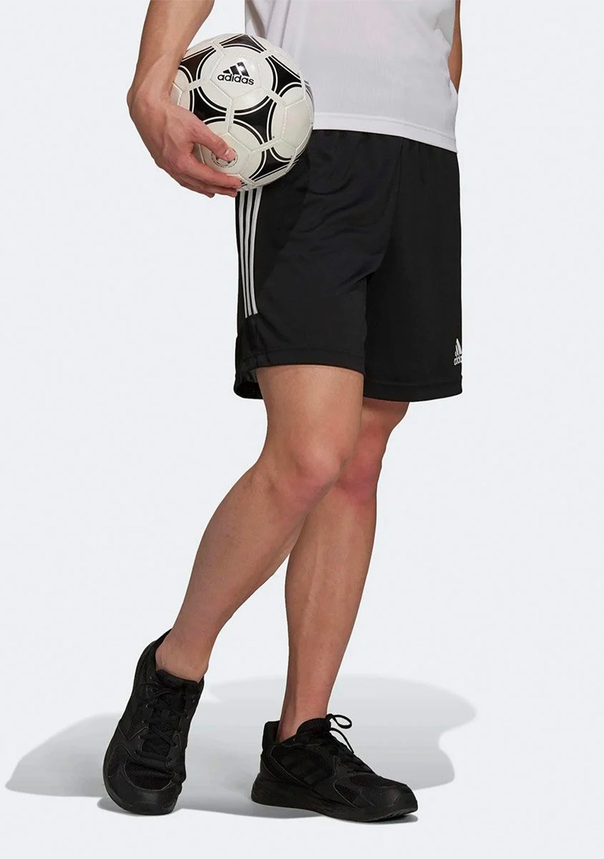 Adidas Men’s Aeroready Sereno Cut 3-Stripes Shorts Black