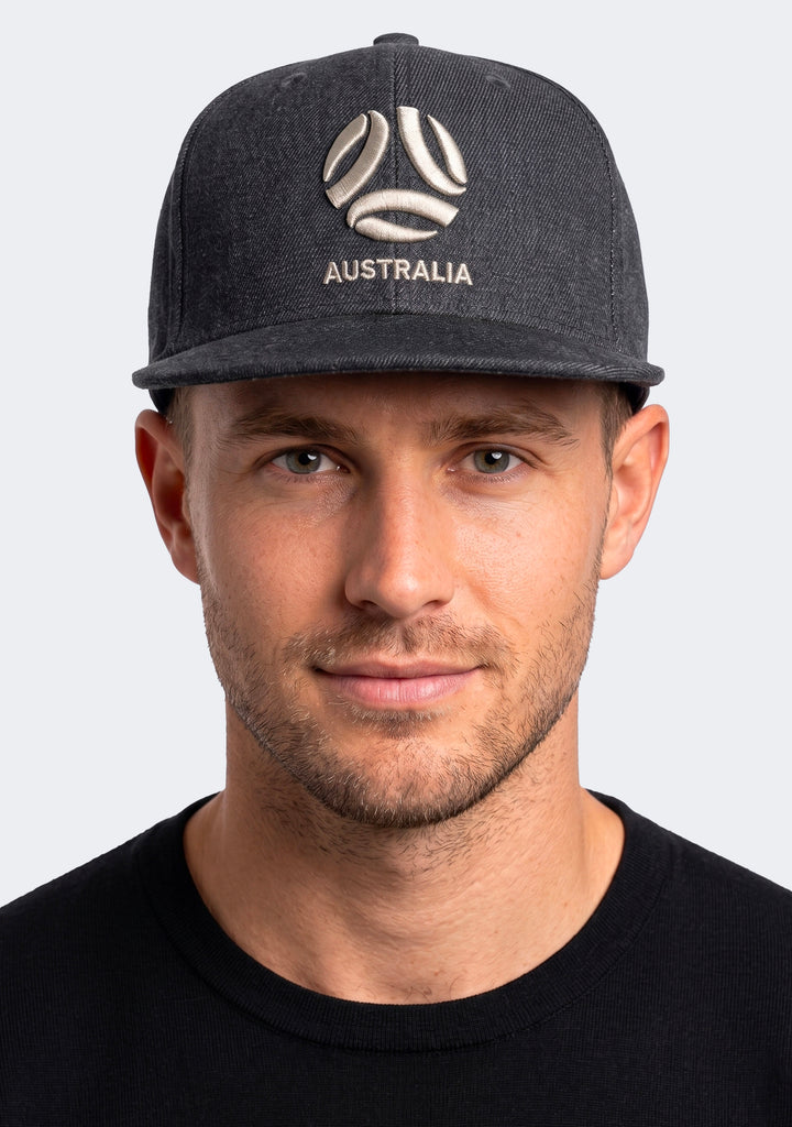 Burley Sekem Football Australia Platinum Snapback Adjustable Cap