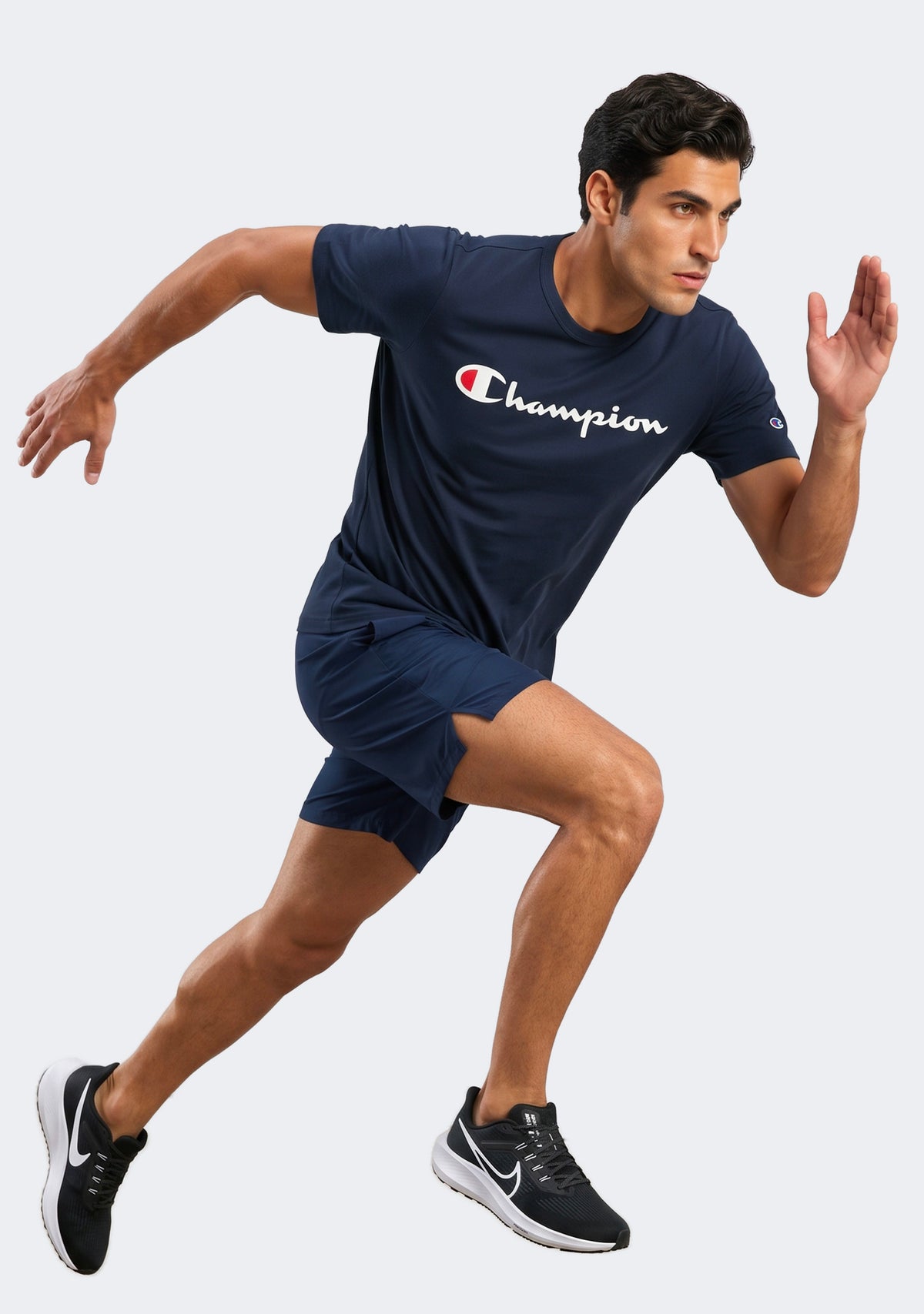 Champion Men's Legacy Script Tee Navy