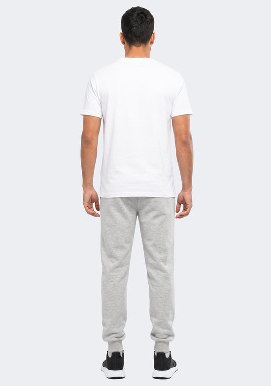 Champion Men's C Logo Cuff Pant Oxford Heather