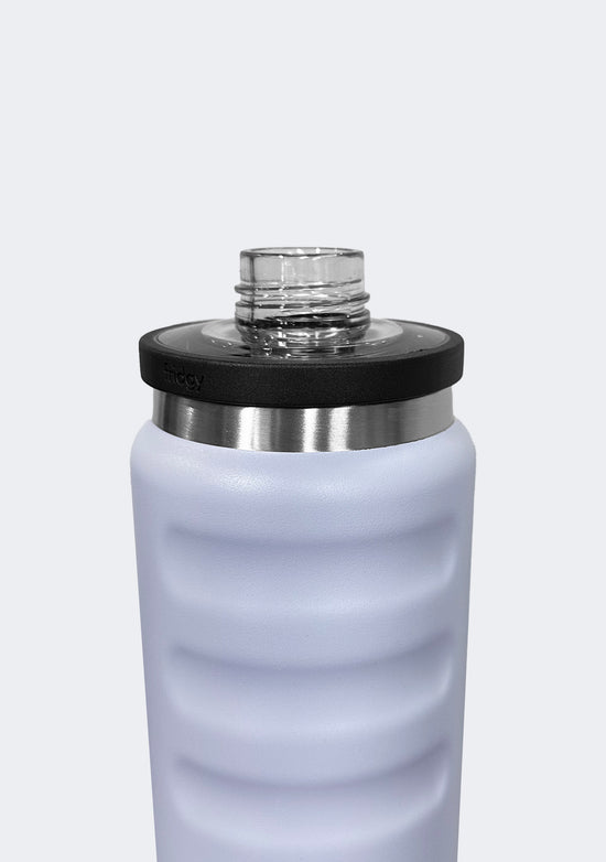 Fridgy 780mL Grip Range Dual Lid Water Bottle Arctic White