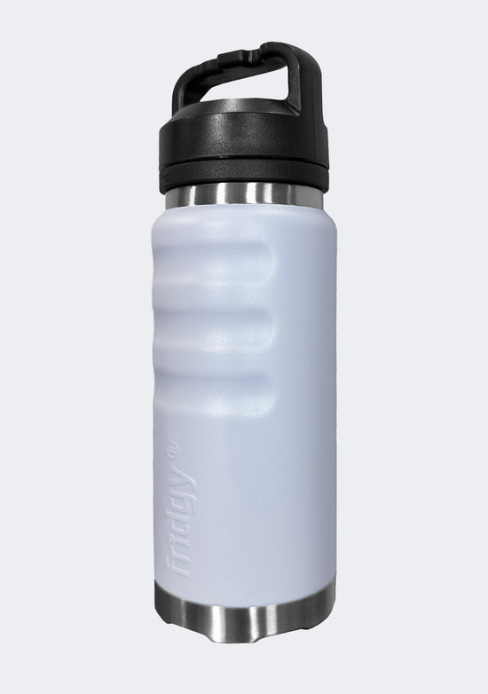 Fridgy 780mL Grip Range Dual Lid Water Bottle Arctic White