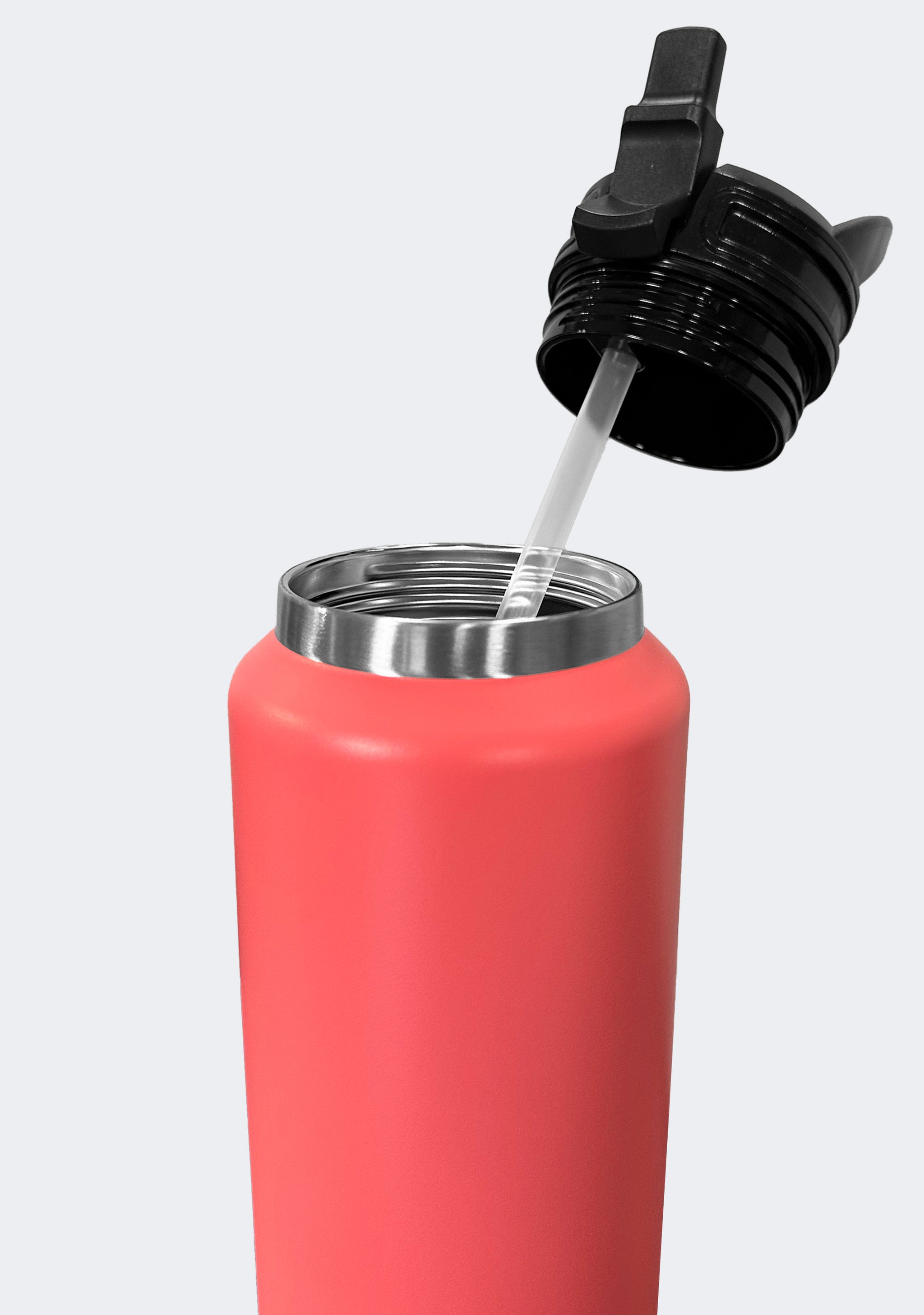 Fridgy 1080mL Grip Range Sippy Lid Water Bottle Neon Orange