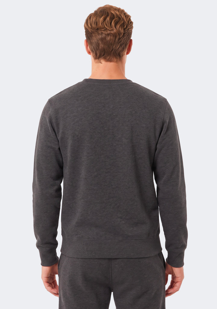 Champion Men’s Script Crew Granite Heather
