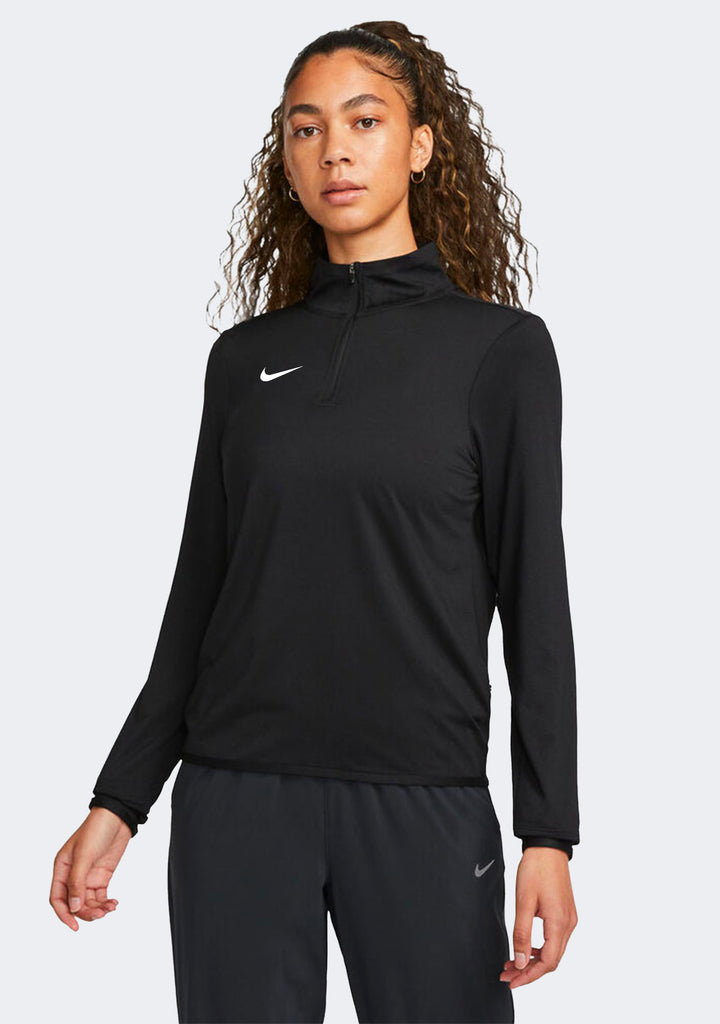 Nike Women's Team Dri-FIT Element Half Zip Top Black