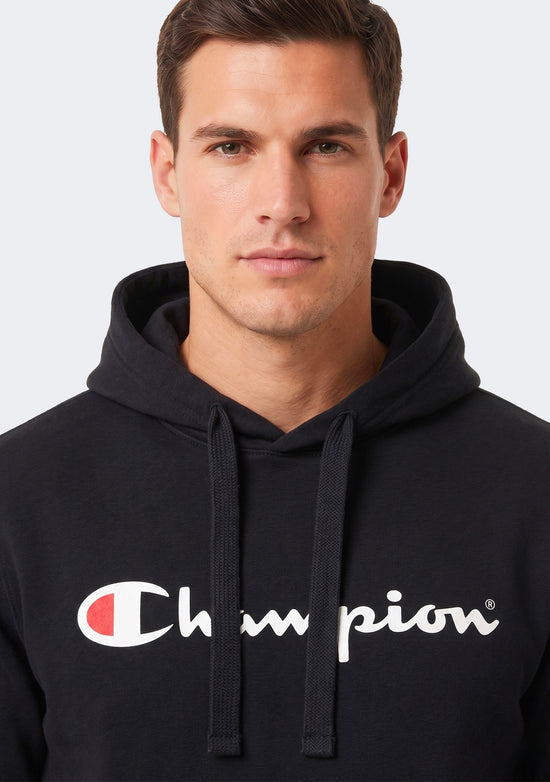 Champion Men’s Script Hoodie Black