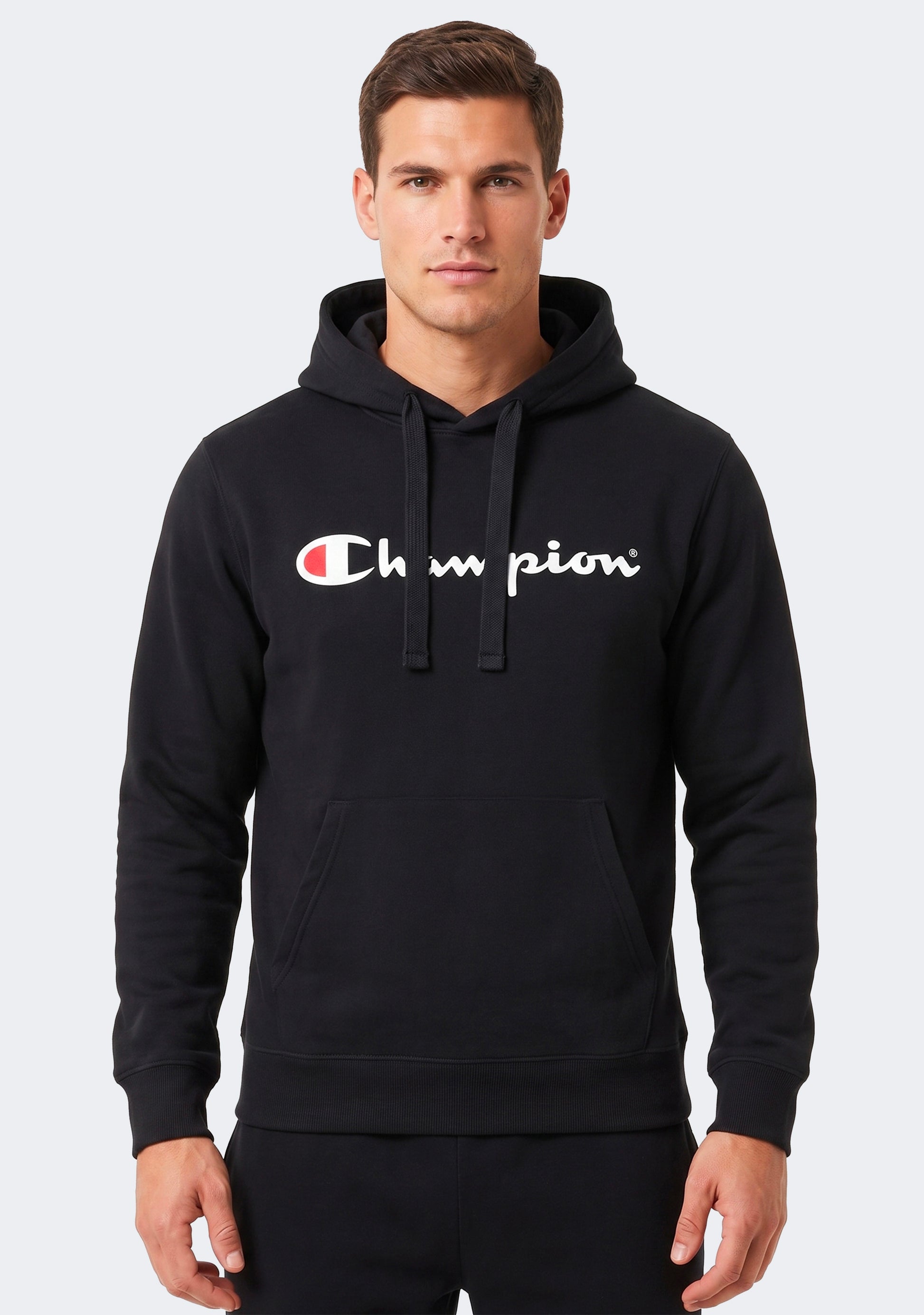 Champion Men’s Script Hoodie Black