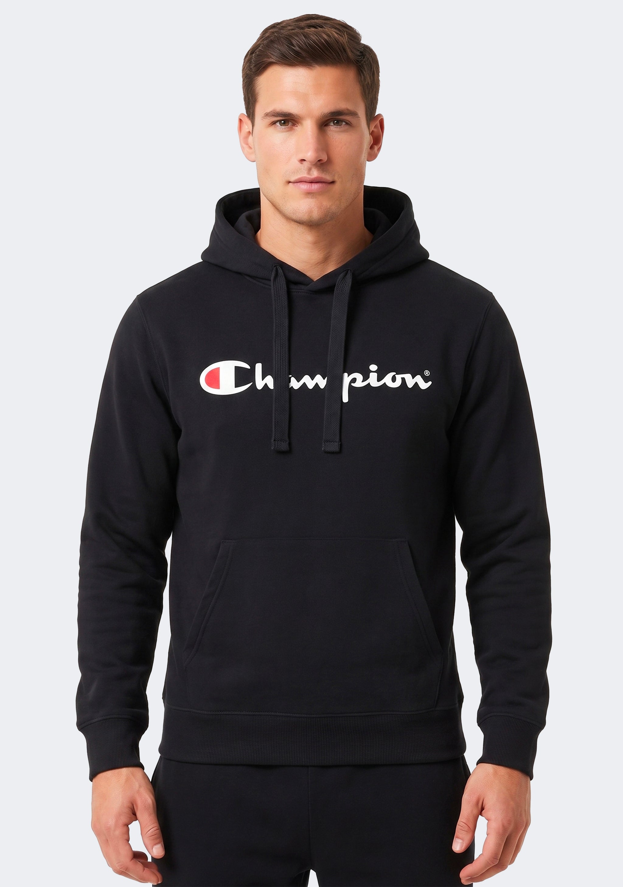 Champion Men’s Script Hoodie Black