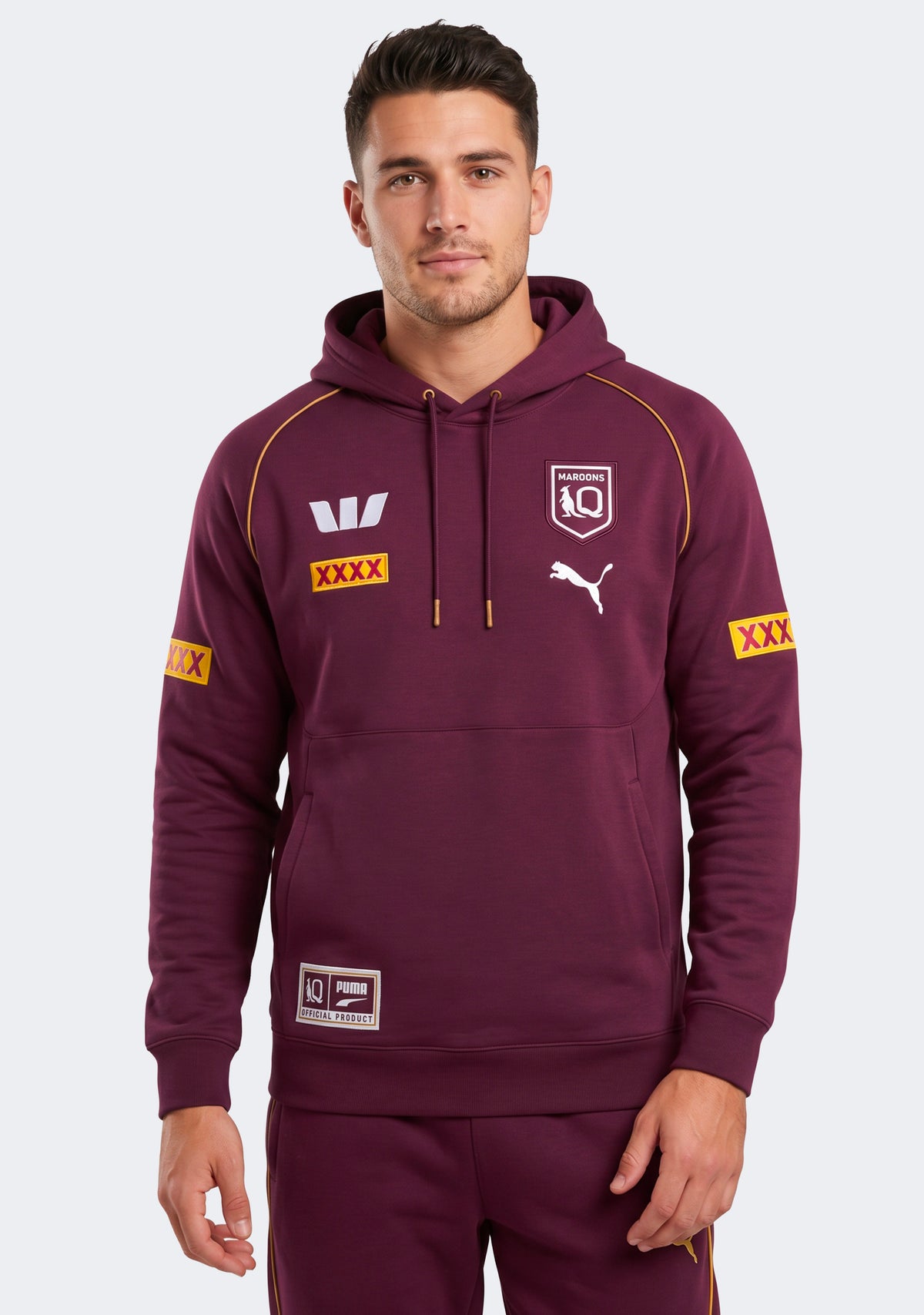 Puma Men's QLD Maroons 2026 Team Hoodie