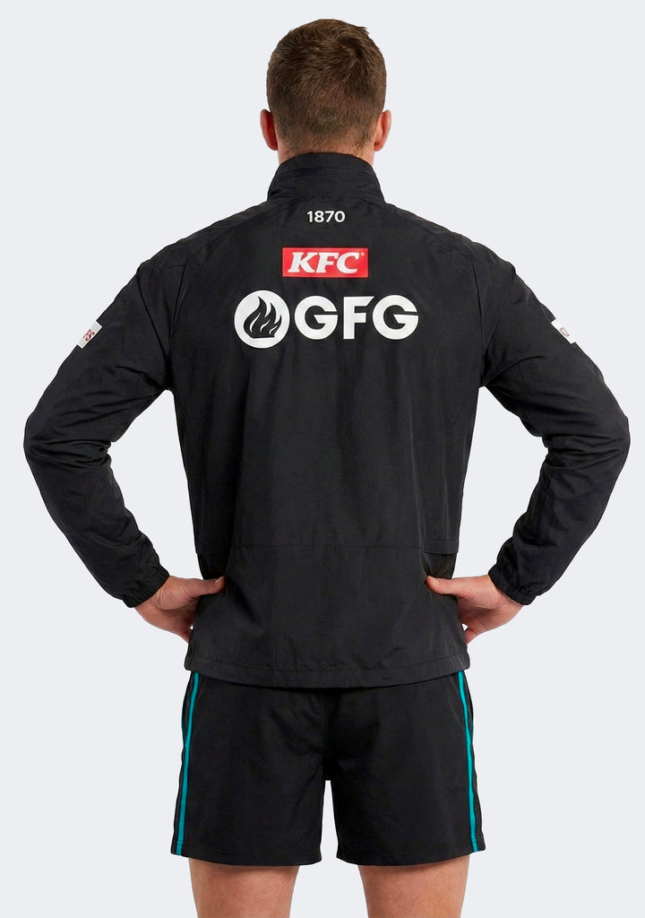 Macron Men's Port Adelaide 2025 Player Training Shower Jacket