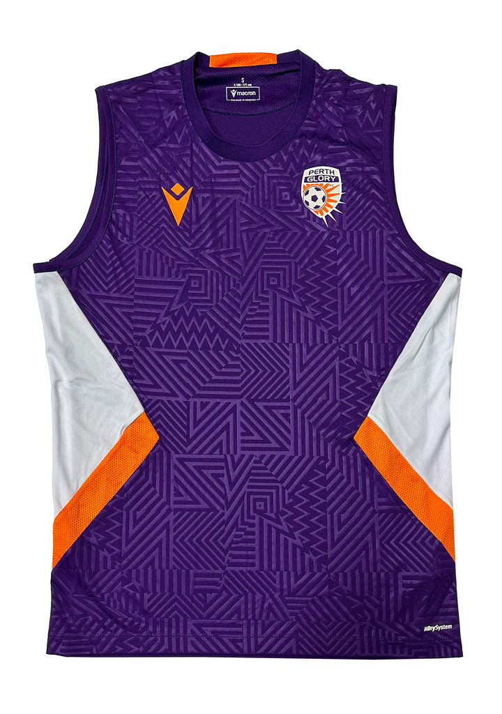 Macron Mens Perth Glory M23/24 Players Training Singlet