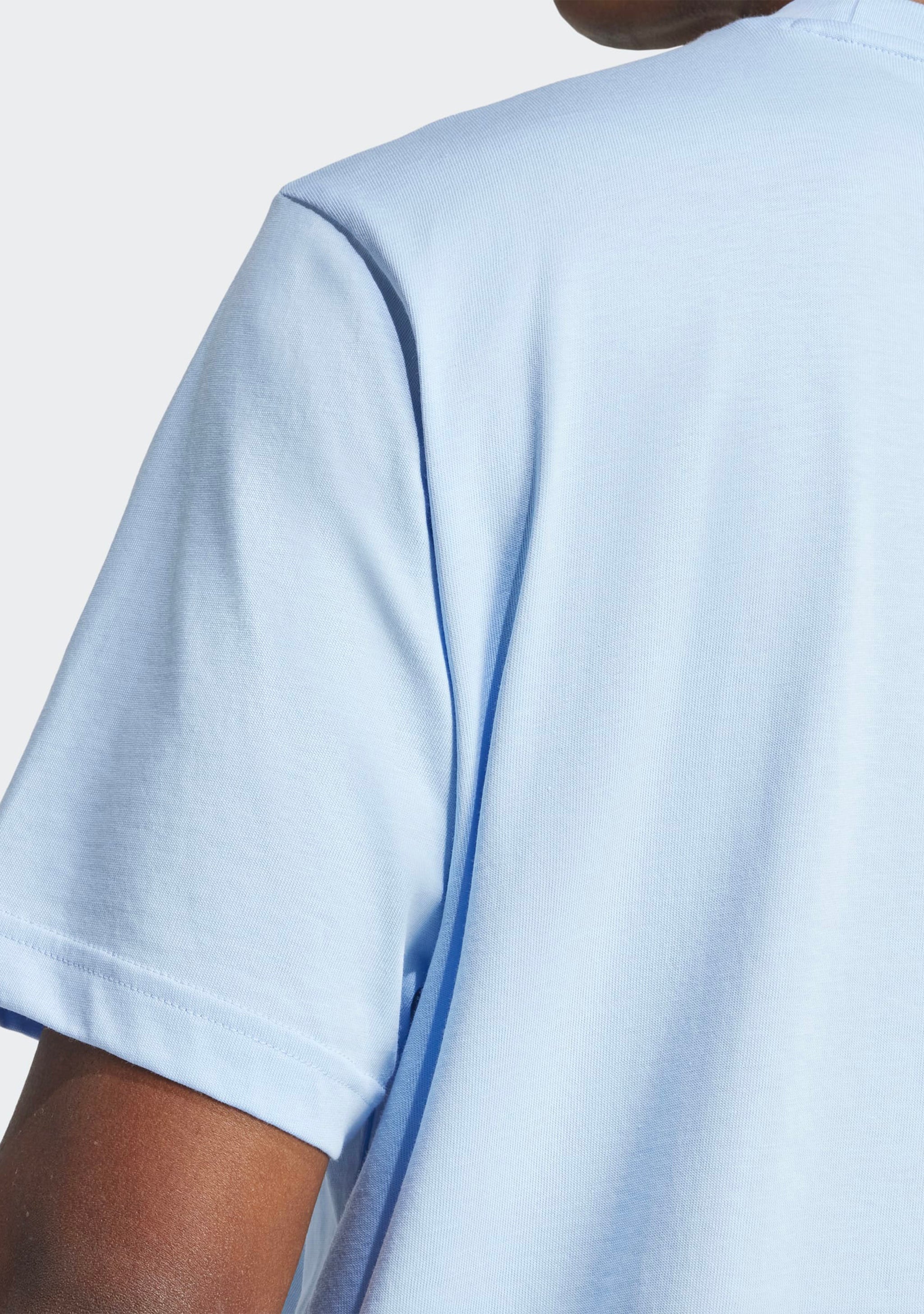 Adidas Men's Essentials Big Logo Tee Blue/Black