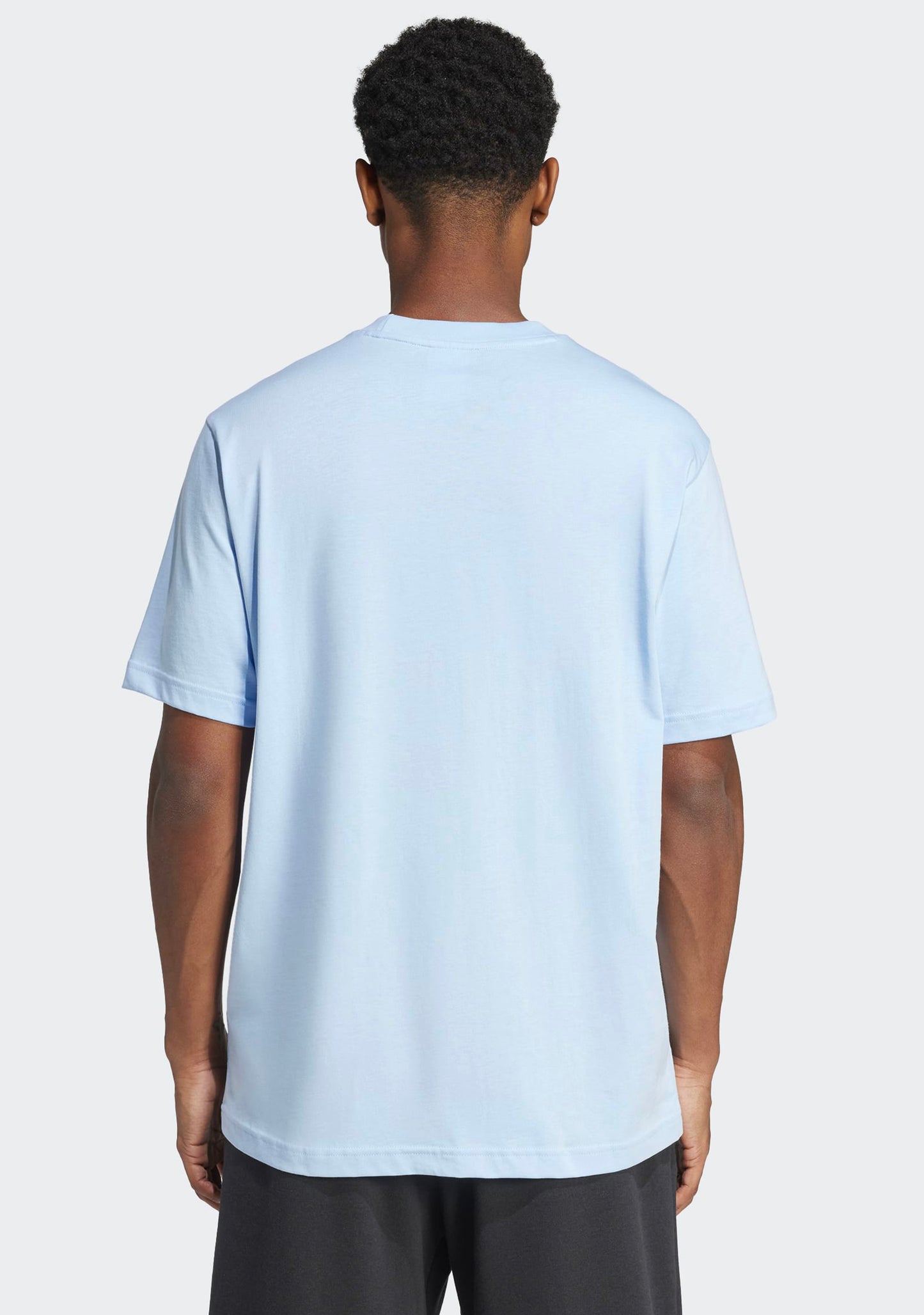 Adidas Men's Essentials Big Logo Tee Blue/Black
