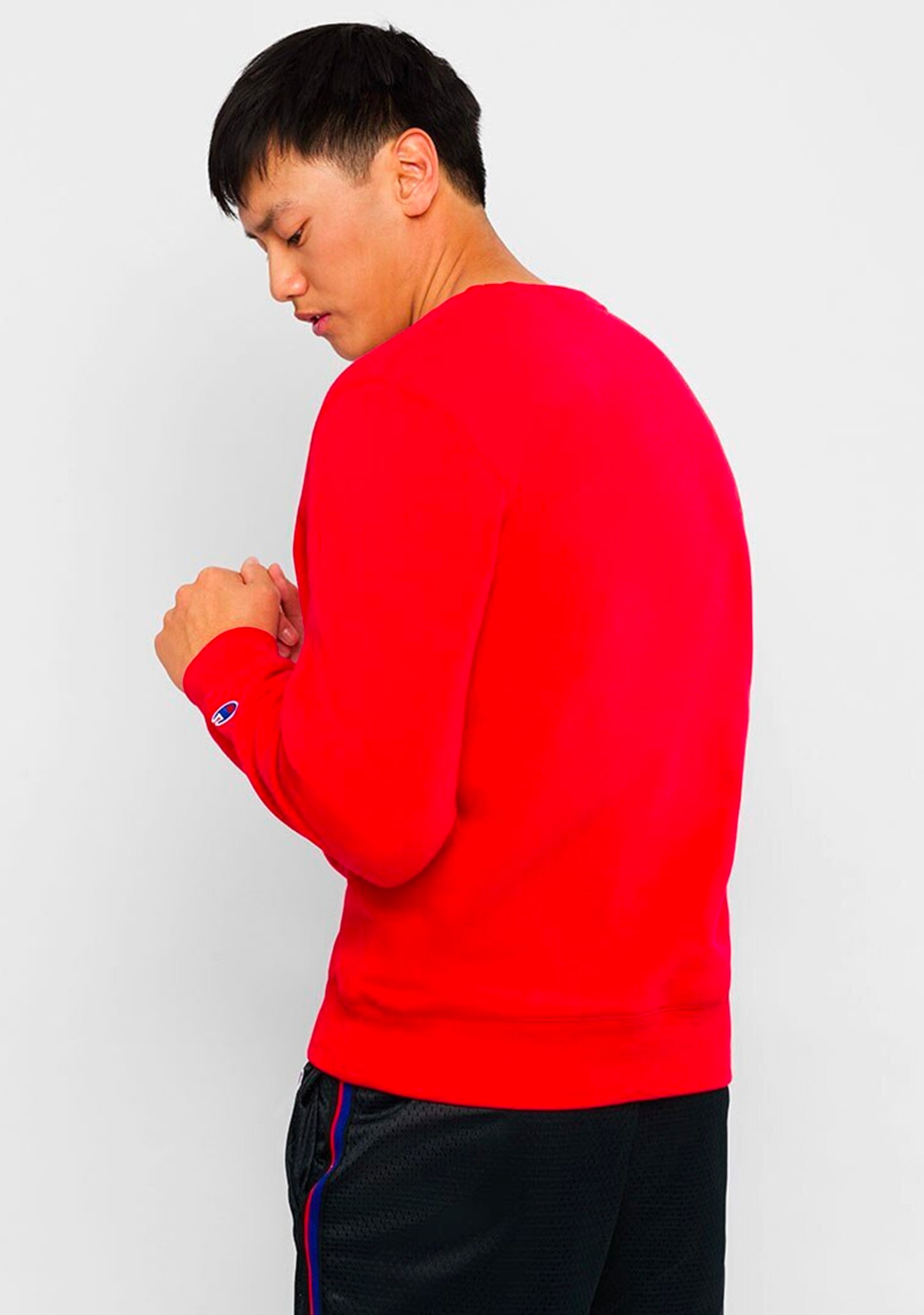 Champion Men’s Script Crew Cherry Red