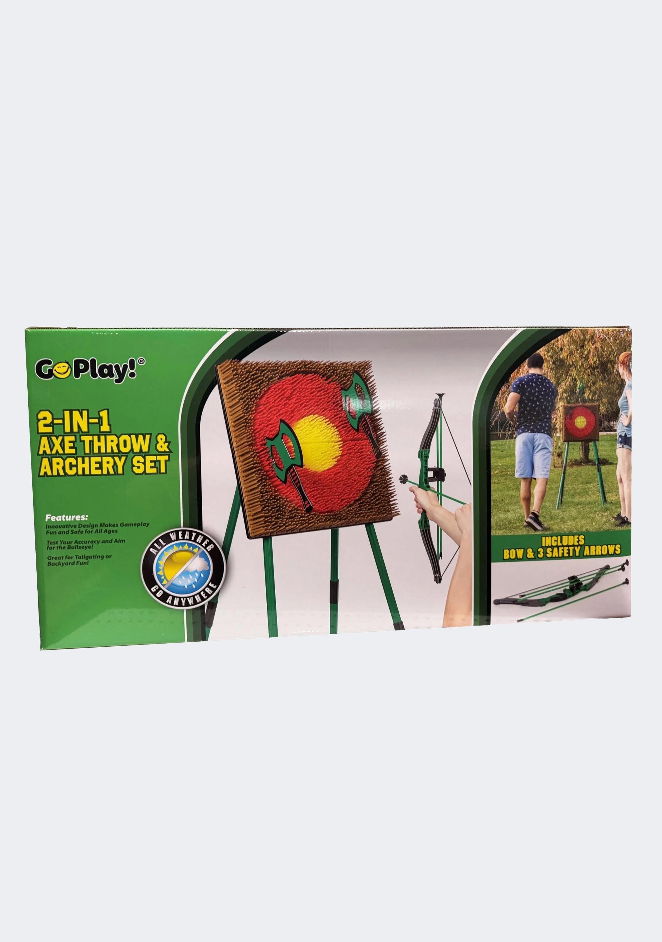 GoPlay! 2 in 1 Axe Throw & Archery Set