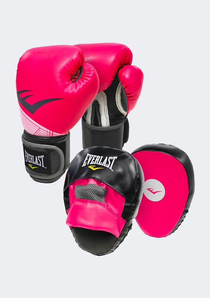 Everlast Advance Glove and Mitt Combo - Pink