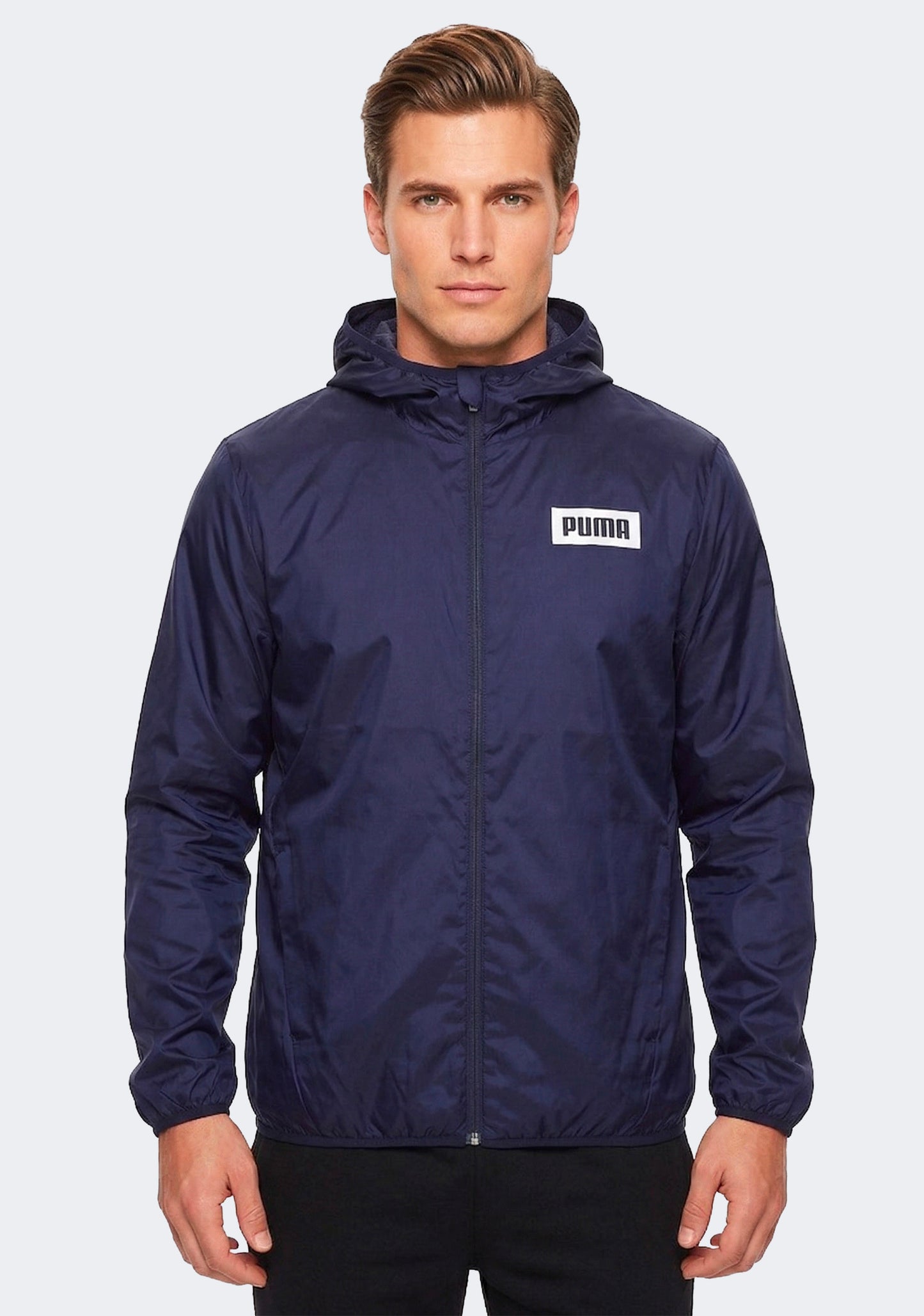 Puma Men's Rebel Windbreaker Navy